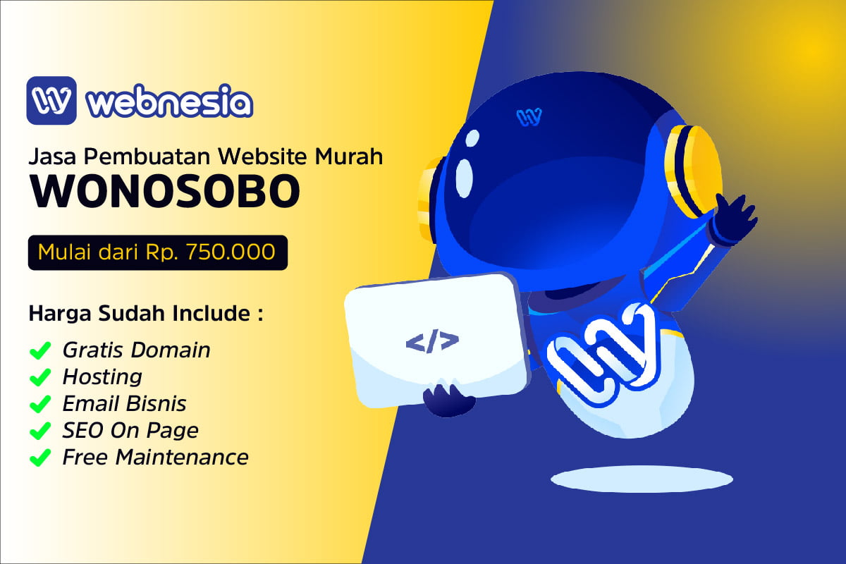 Jasa Pembuatan Website Murah di Wonosobo