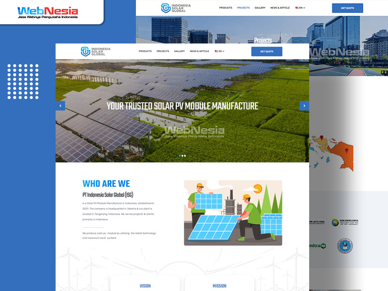 Website Perusahaan Solar Panel