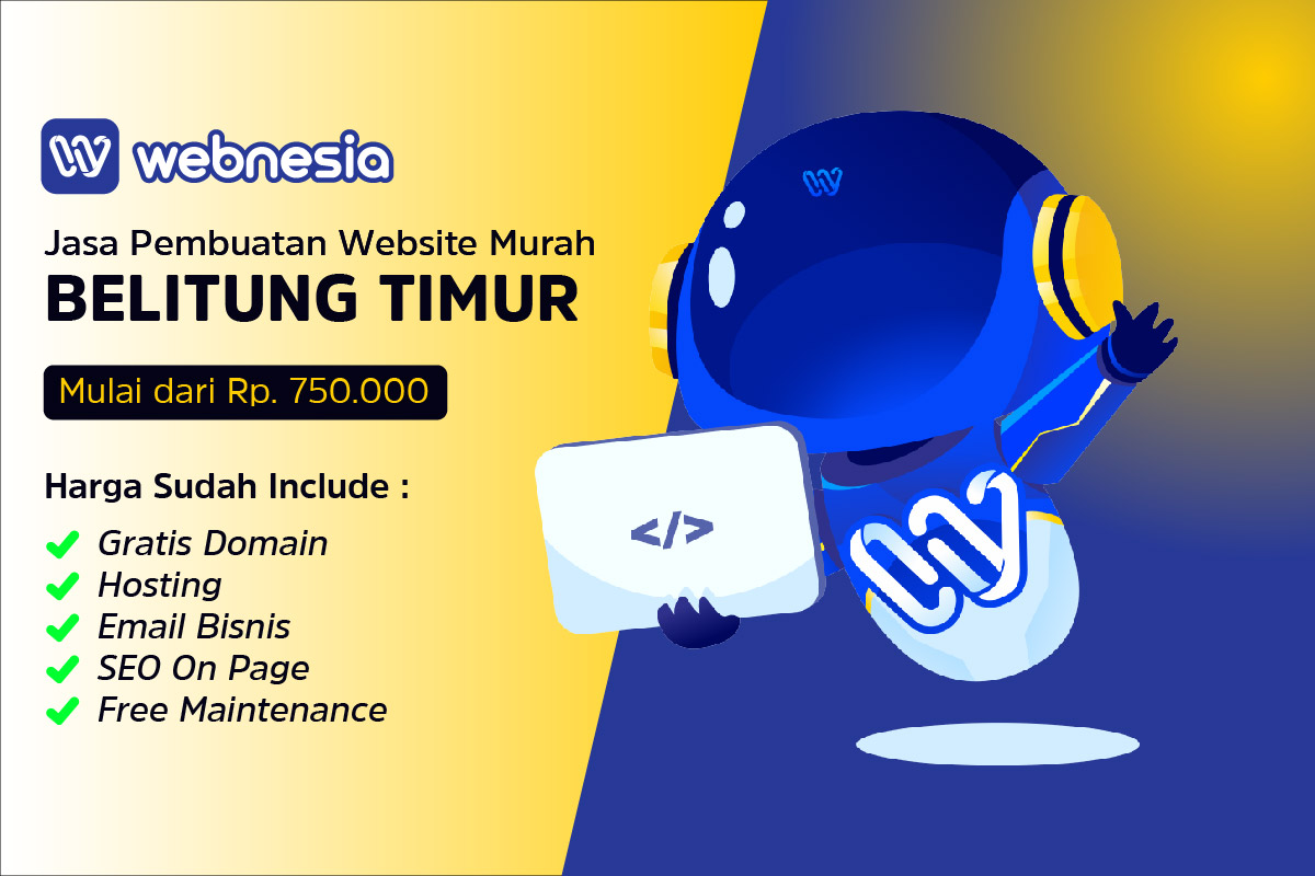 Jasa Pembuatan Website Murah di Belitung Timur