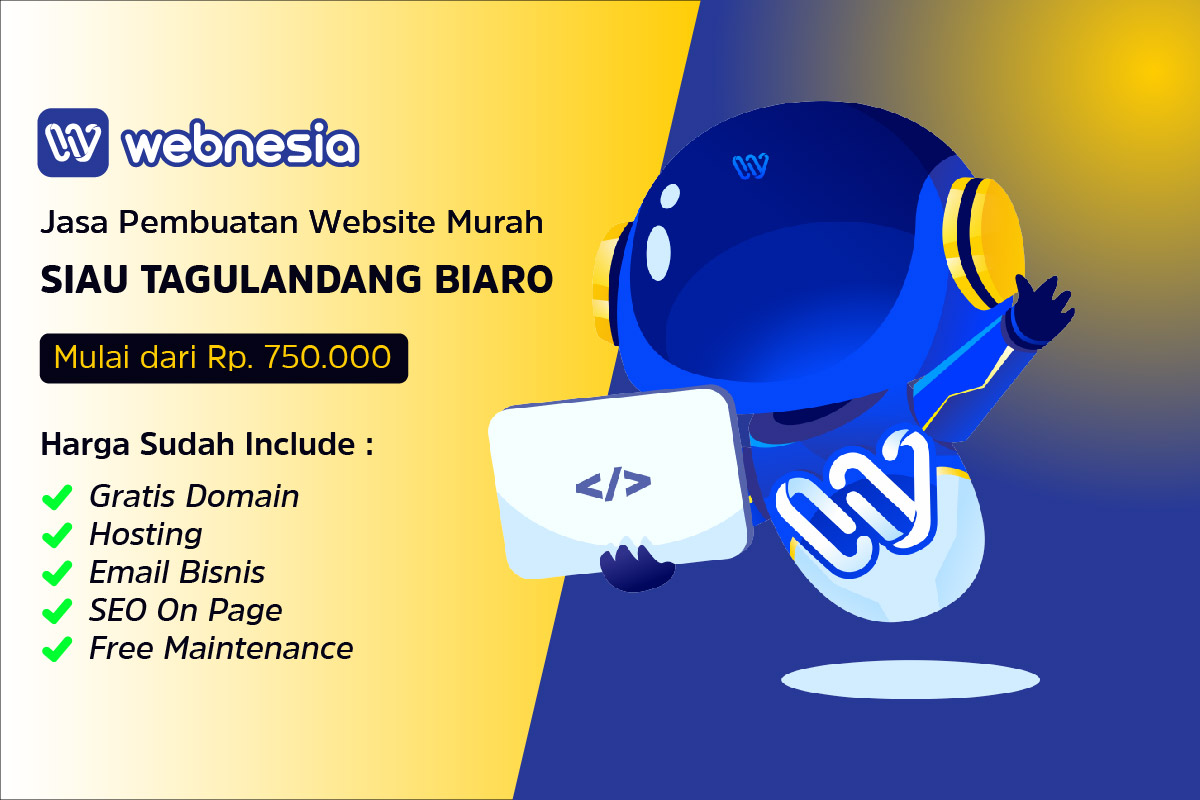 Jasa Pembuatan Website Murah di Siau Tagulandang Biaro