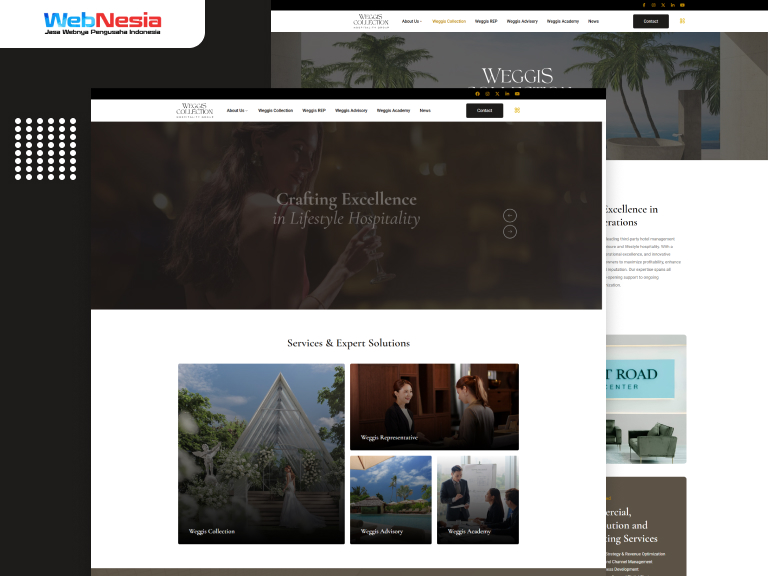 Website Perusahaan Perhotelan