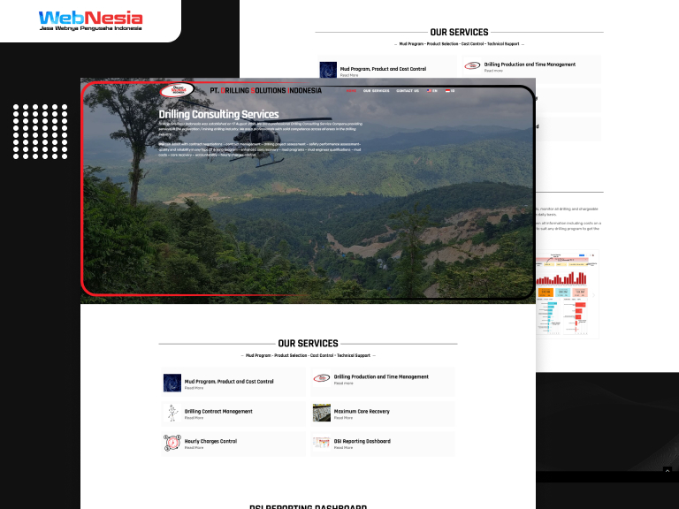 Website Perusahaan Drilling/Pengeboran