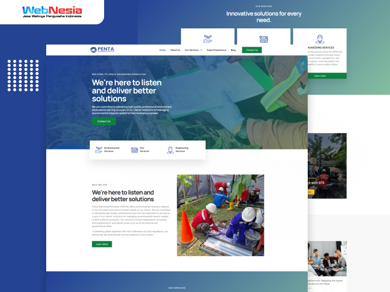 Website Perusahaan Konsultan Teknik