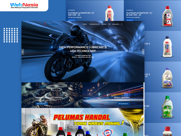 Website Perusahaan Minyak Pelumas