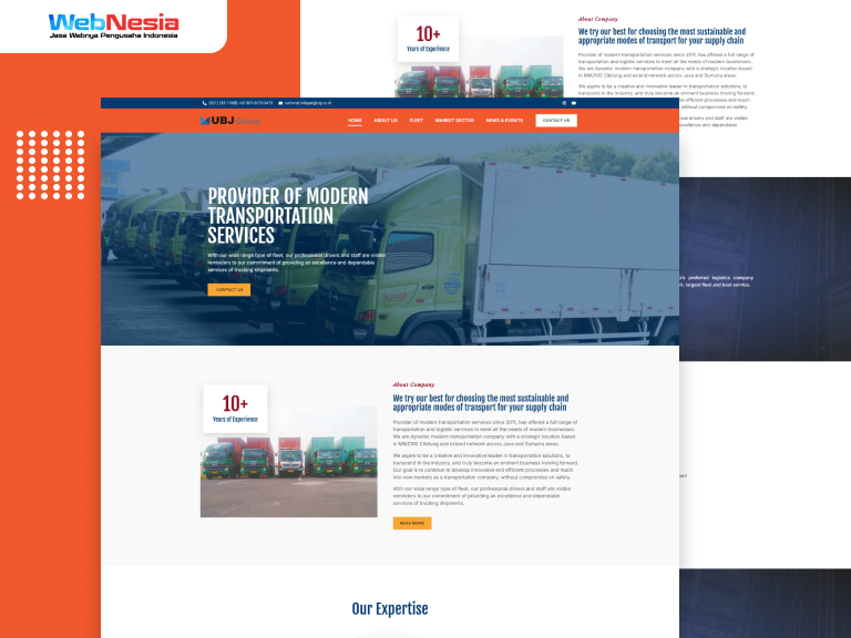 Website Penyedia Layanan Transportasi