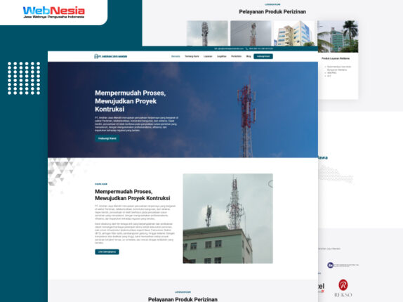 Website Perusahaan Konsultan Perizinan