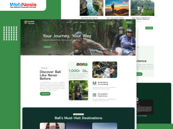 Website Booking Wisata Bali