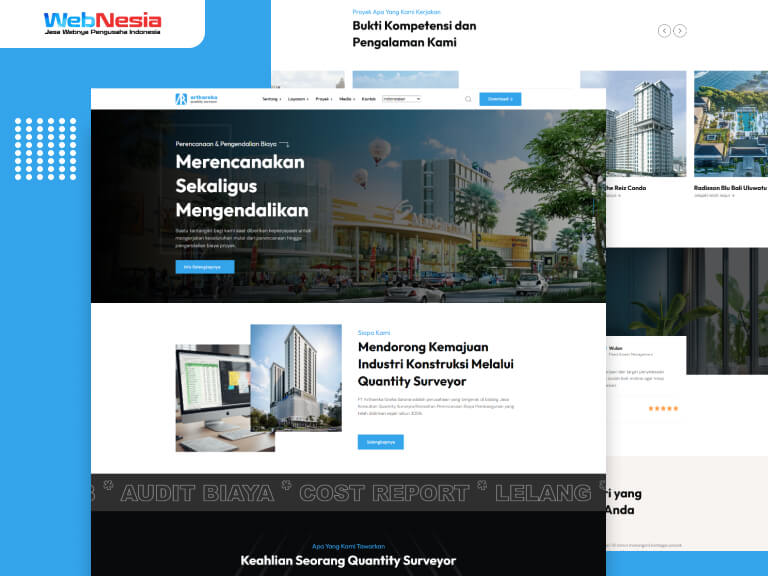 Website Konsultan Quantity Surveyor
