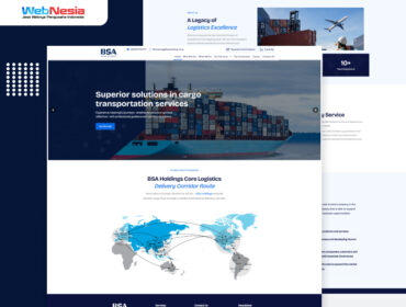 Website Perusahaan Logistik