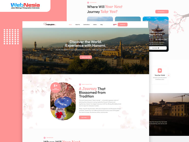 Website Perusahaan Tour & Travel