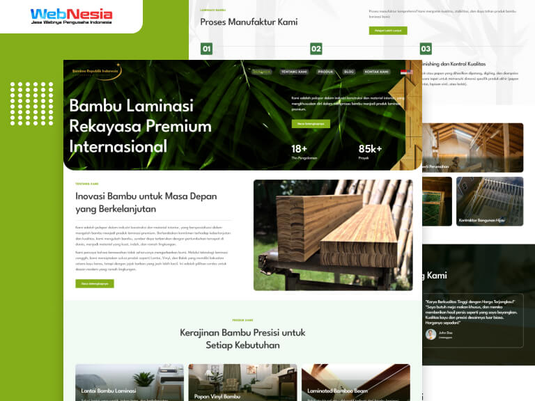 Website Spesialis Interior Bambu