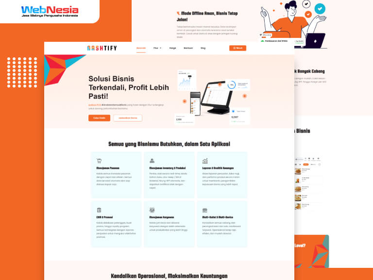 Landing Page Aplikasi POS