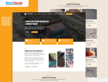 Website Supplier Pasir