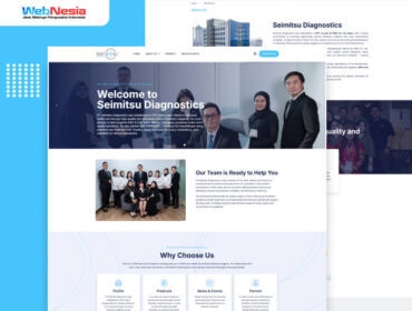 Website Perusahaan Diagnostik Klinik