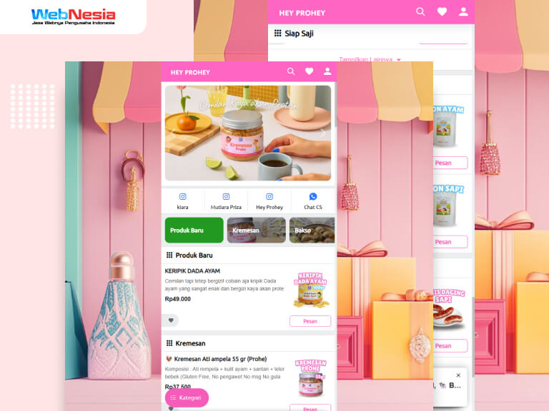 Website Toko Online Makanan