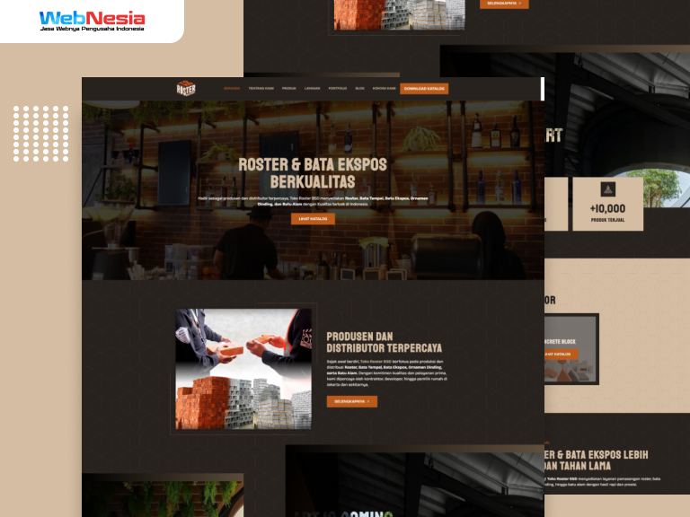 Website Penyedia Roster & Bata
