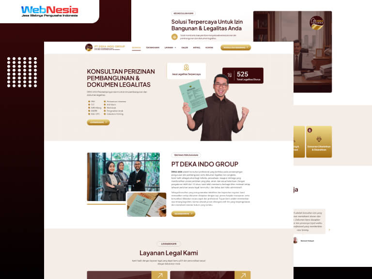 Website Konsultan Pengurusan Izin