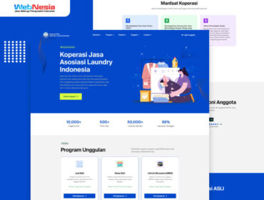 Website Asosiasi Laundry