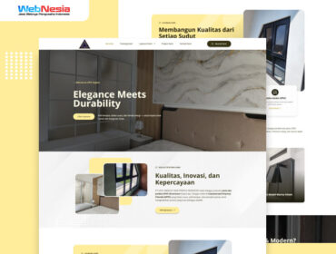 Website Penyedia Pintu dan Jendela UPVC