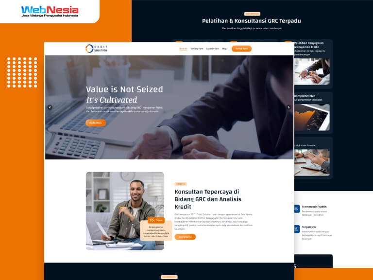 Website Konsultan Tata Kelola (GRC)