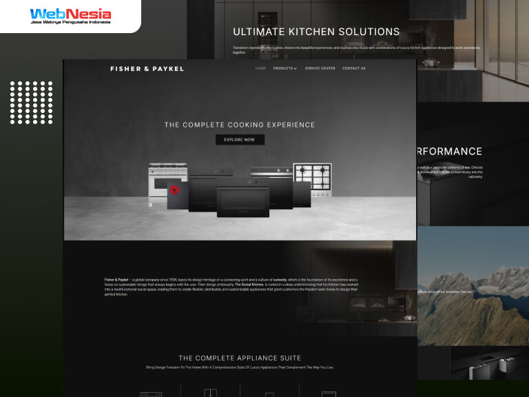 Website Perusahaan Home Appliances