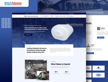 Website Perusahaan non-woven industries