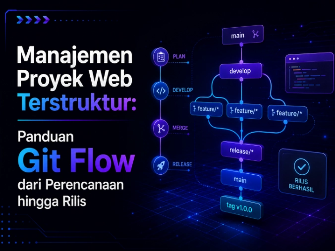 Manajemen Proyek Web Terstruktur: Panduan Git Flow dari Perencanaan hingga Rilis