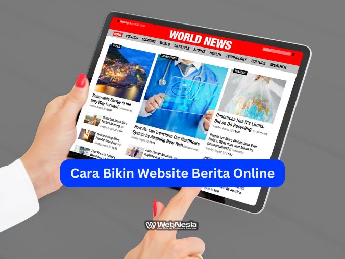 Cara bikin website berita online