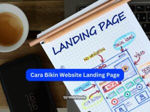 Cara bikin website landing page