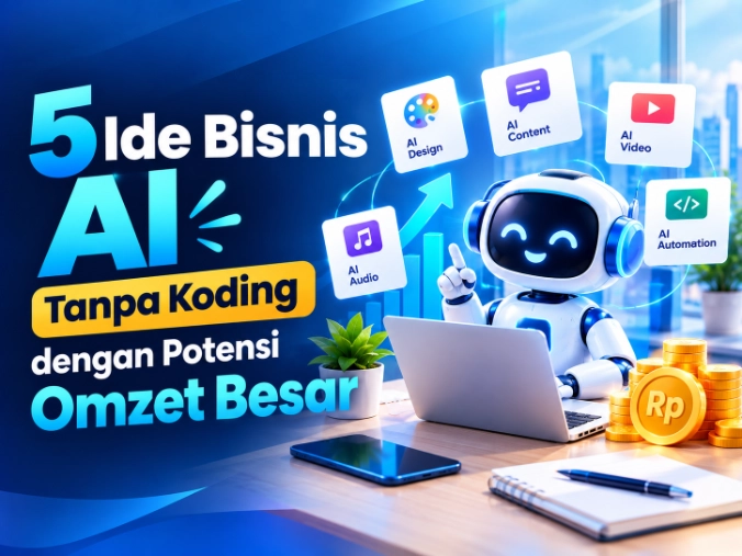 5 Ide Bisnis AI Tanpa Koding dengan Potensi Omzet Besar