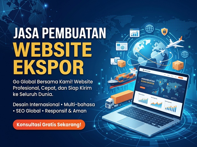 Jasa pembuatan website ekspor profesional